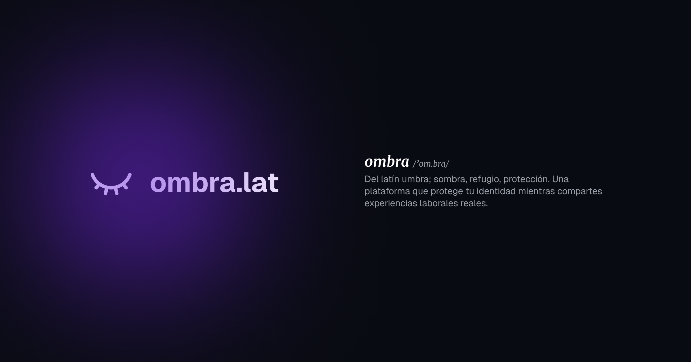 Iniciar sesión | ombra.lat